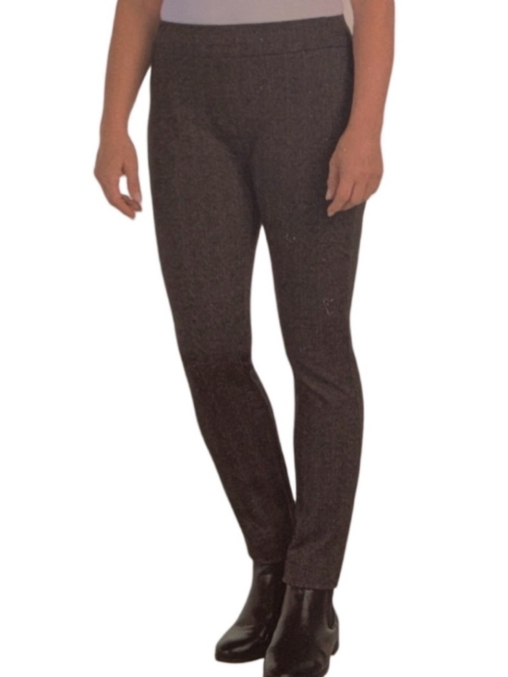 Dalia Charcoal Grey Pinstripe Trousers